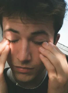 😑 emoji Dylan Minnette @stickersb2b Telegram sticker 16 of 35