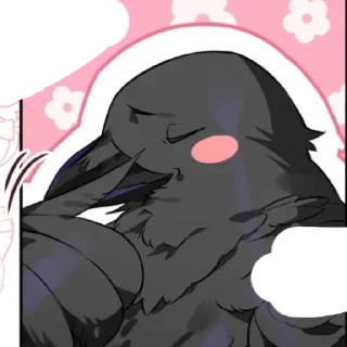 🤭 emoji I have become a crow Telegram sticker 12 of 77