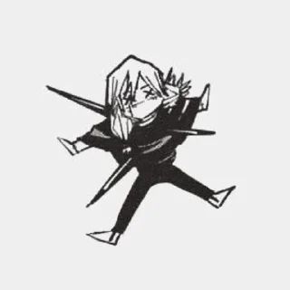 ☠️ emoji Mahito💙 Telegram sticker 15 of 86