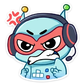 😡 emoji Пиксель (@TgSticker) Telegram sticker 8 of 24