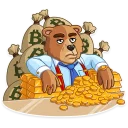 🤑 emoji Bull & Bear Telegram sticker 6 of 35
