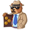 😎 emoji Bull & Bear Telegram sticker 22 of 35