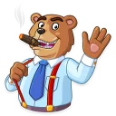 👋 emoji Bull & Bear Telegram sticker 5 of 35