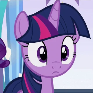 😯 emoji Twilight Sparkle Animated Telegram sticker 12 of 63