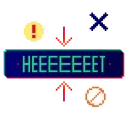 🖕 emoji Пиксель Telegram sticker 14 of 19