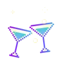 🥂 emoji Пиксель Telegram sticker 13 of 19