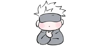 🤔 emoji Mini Jujutsu Kaisen @anime4_arts Telegram sticker 5 of 120