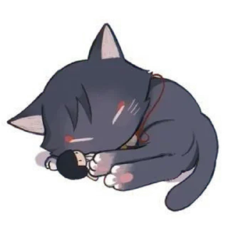 Sticker from Cat Scaramouche @anime4_arts