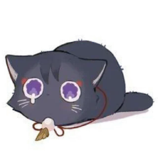 Sticker from Cat Scaramouche @anime4_arts