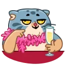 🥴 emoji Snow Manul Telegram sticker 19 of 20