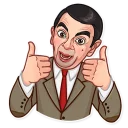 Sticker from Mr. Bean