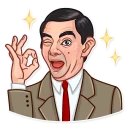 👌 emoji Mr. Bean Telegram sticker 6 of 25