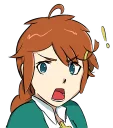 😲 emoji Christ-chan Telegram sticker 10 of 40