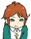 😖 emoji Christ-chan Telegram sticker 13 of 40