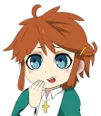 😜 emoji Christ-chan Telegram sticker 14 of 40