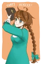 😠 emoji Christ-chan Telegram sticker 21 of 40