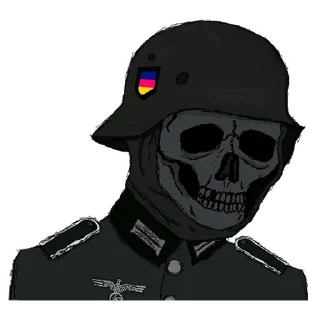😒 emoji Cossack samostijnik wojak Telegram sticker 3 of 8