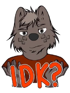 🤷 emoji T3MADStickers Telegram sticker 10 of 15