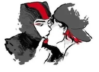 🤩 emoji joshler kiss art Telegram sticker 2 of 19