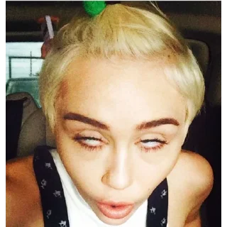 🙄 emoji Miley Cyrus @pooorainpvp Telegram sticker 19 of 120