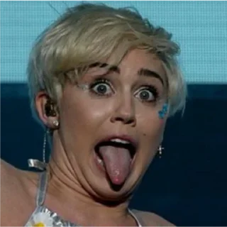 🤪 emoji Miley Cyrus @pooorainpvp Telegram sticker 18 of 120