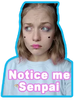😢 emoji Смішна хелЛіночка Telegram sticker 20 of 88