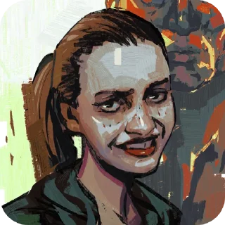 📖 emoji Disco portraits :: @artegoser_stickers Telegram sticker 16 of 92