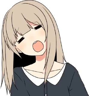 😩 emoji Минори Telegram sticker 10 of 120