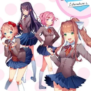 📖 emoji Doki Doki Literature Club Telegram sticker 14 of 21