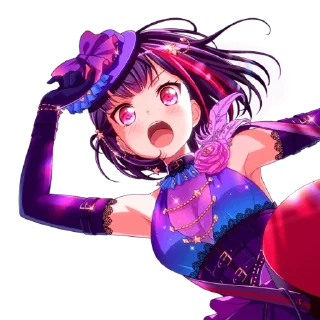 😲 emoji Ran Mitake Telegram sticker 15 of 45