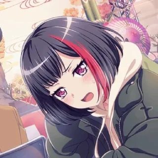😧 emoji Mitake Ran @fiveforstickers Telegram sticker 11 of 35