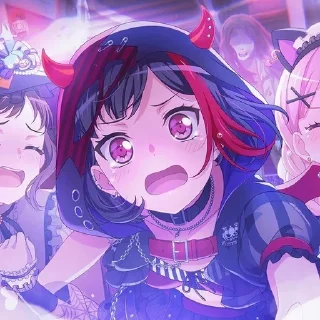 😨 emoji Mitake Ran @fiveforstickers Telegram sticker 14 of 35
