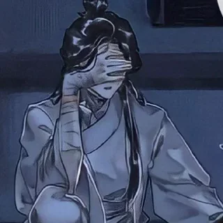 😔 emoji 中国粉丝 Telegram sticker 22 of 34
