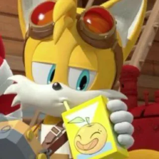 🧃 emoji Тейлз крутой Telegram sticker 21 of 25