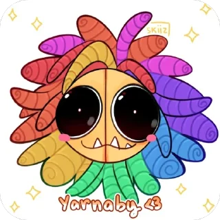 🫥 emoji 𝒀𝑨𝑹𝑵𝑨𝑩𝒀 ^_^ @SPoppyPlaytime Telegram sticker 20 of 32