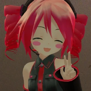 😊 emoji teto kasane Telegram sticker 5 of 26