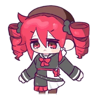 😀 emoji Kasane Teto Telegram sticker 9 of 16