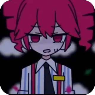 😓 emoji Kasane Teto by @Miyamura_01 2.0 Telegram sticker 7 of 52