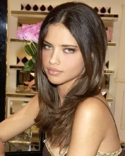 😍 emoji Adriana Lima Telegram sticker 1 of 25