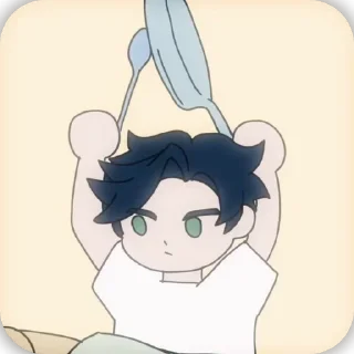 🙈 emoji НЯМ @POMATINNUBANNYMandy ➡️ @Ctikerubot Telegram sticker 16 of 42