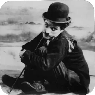 Sticker from Charlie Chaplin