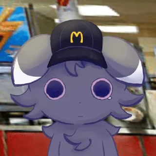 Sticker from Espurr kitten cute