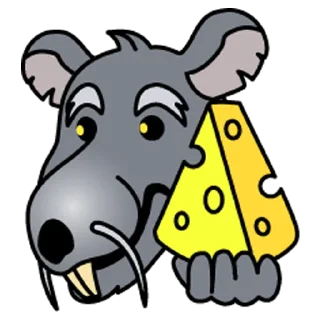 🧀 emoji Rat @durakrats Telegram sticker 10 of 25