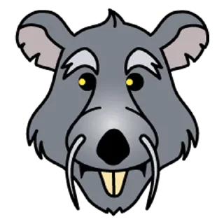 😐 emoji Rat @durakrats Telegram sticker 18 of 25