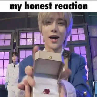 Sticker from My honest reaction