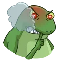 😡 emoji @TgEmodziBot Concerned Froge emoji by itsRibka Telegram sticker 20 of 25