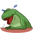 😂 emoji @TgEmodziBot Concerned Froge emoji by itsRibka Telegram sticker 1 of 25