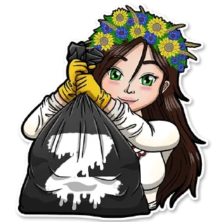 Sticker from Зла Мавка