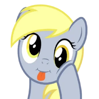 😜 emoji Derpy | @MyLittlePony_bots Telegram sticker 18 of 111