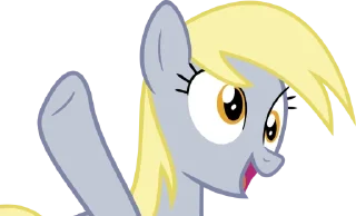 👍 emoji Derpy | @MyLittlePony_bots Telegram sticker 10 of 111
